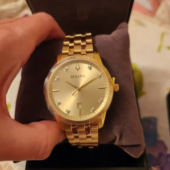 BRAND NEW Men's Bulova Classic Sutton Watch w/Diamond accents!! - Picture 8 of 12